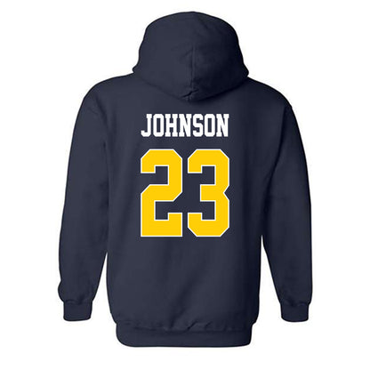 UCSD - NCAA Men's Basketball : Trap Johnson - Classic Shersey Hooded Sweatshirt-1