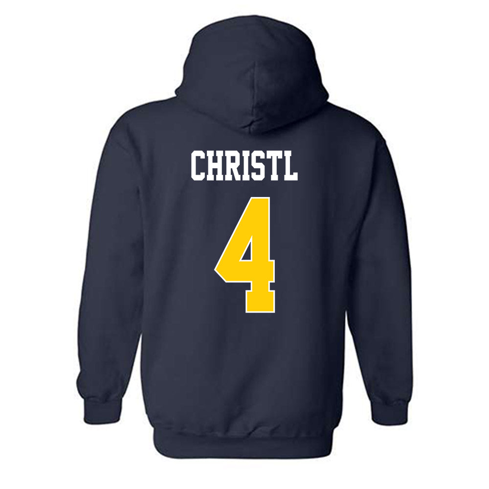 UCSD - NCAA Women's Water Polo : Caroline Christl - Classic Shersey Hooded Sweatshirt-1