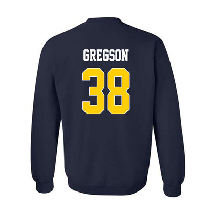 UCSD - NCAA Baseball : Niccolas Gregson - Classic Shersey Crewneck Sweatshirt-1