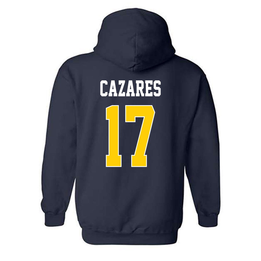 UCSD - NCAA Baseball : Julian Cazares - Classic Shersey Hooded Sweatshirt-1