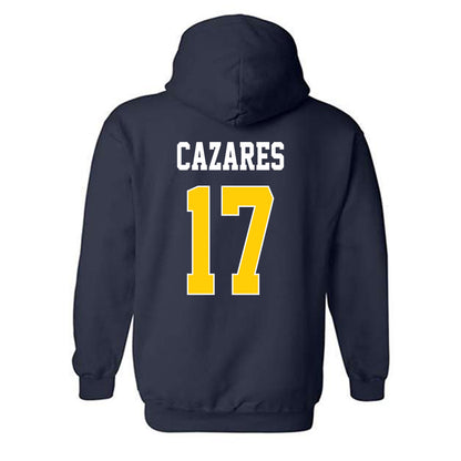 UCSD - NCAA Baseball : Julian Cazares - Classic Shersey Hooded Sweatshirt-1