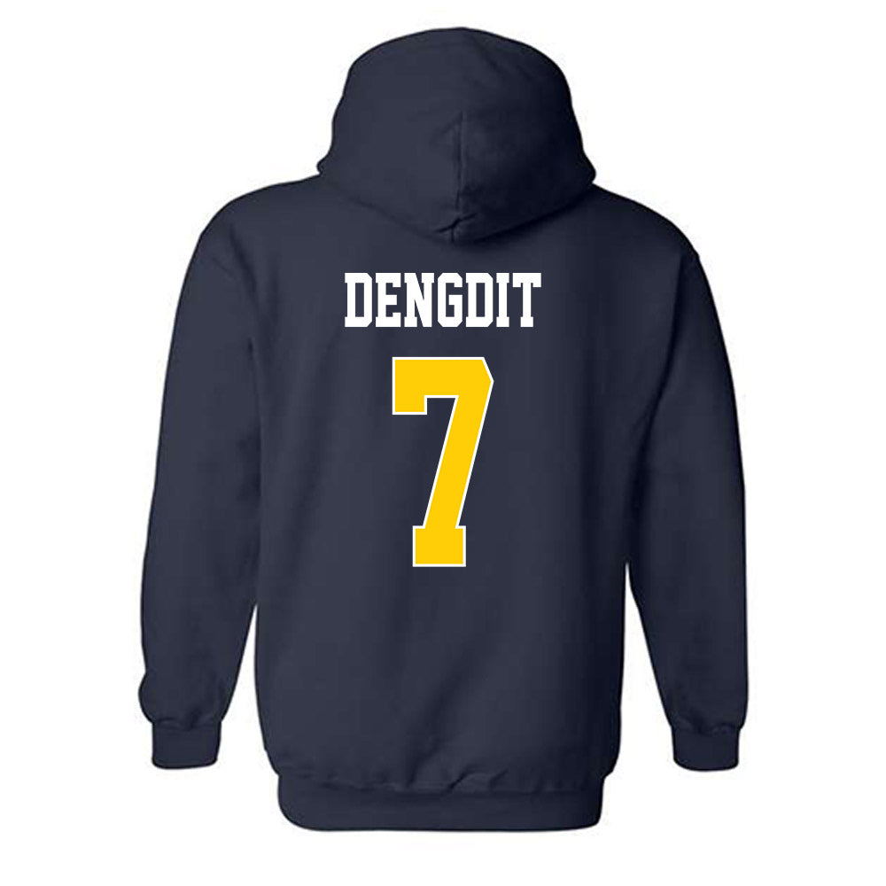 UCSD - NCAA Men's Basketball : Bol Dengdit - Classic Shersey Hooded Sweatshirt-1