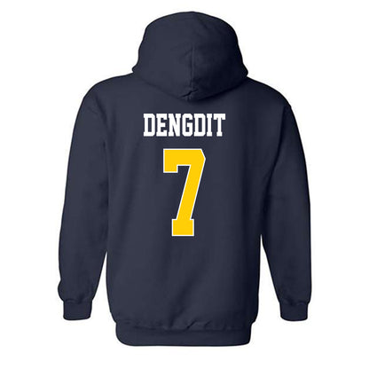 UCSD - NCAA Men's Basketball : Bol Dengdit - Classic Shersey Hooded Sweatshirt-1