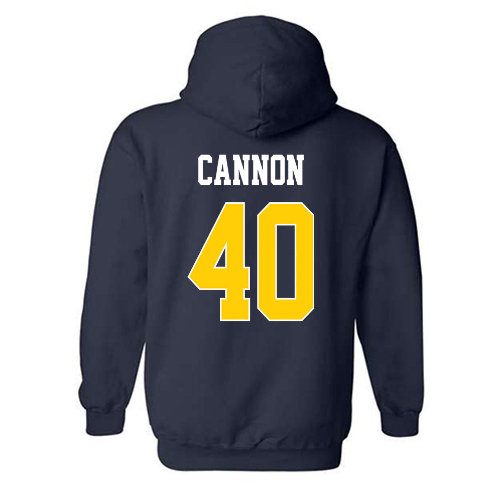 UCSD - NCAA Baseball : Shane Cannon - Classic Shersey Hooded Sweatshirt-1