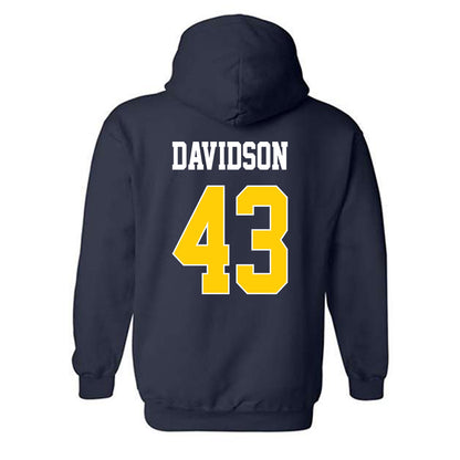 UCSD - NCAA Baseball : Garrett Davidson - Classic Shersey Hooded Sweatshirt-1