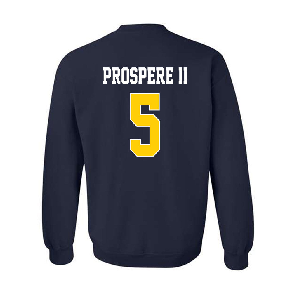 UCSD - NCAA Men's Basketball : Emanuel Prospere II - Classic Shersey Crewneck Sweatshirt-1