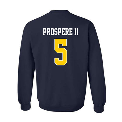 UCSD - NCAA Men's Basketball : Emanuel Prospere II - Classic Shersey Crewneck Sweatshirt-1
