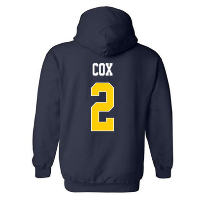 UCSD - NCAA Men's Basketball : Christopher Cox - Classic Shersey Hooded Sweatshirt-1