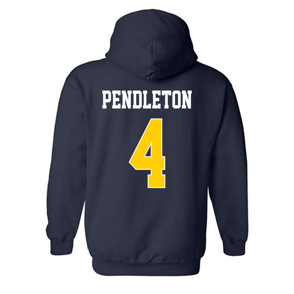 UCSD - NCAA Men's Basketball : Cade Pendleton - Classic Shersey Hooded Sweatshirt-1