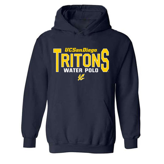 UCSD - NCAA Men's Water Polo : Orlando Mina - Classic Shersey Hooded Sweatshirt-0