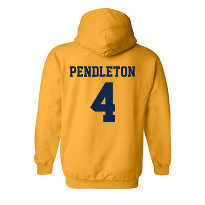 UCSD - NCAA Men's Basketball : Cade Pendleton - Classic Shersey Hooded Sweatshirt-1