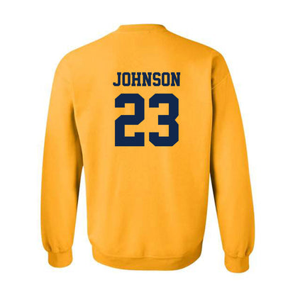 UCSD - NCAA Men's Basketball : Trap Johnson - Classic Shersey Crewneck Sweatshirt-1