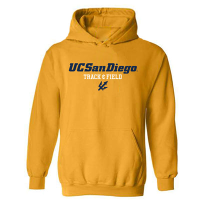 UCSD - NCAA Men's Track & Field : Brycen Tablit - Classic Shersey Hooded Sweatshirt-0