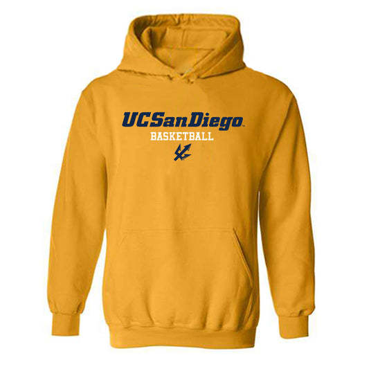 UCSD - NCAA Men's Basketball : Cade Pendleton - Classic Shersey Hooded Sweatshirt-0