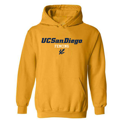 UCSD - NCAA Women's Fencing : Sasha Medvinsky - Classic Shersey Hooded Sweatshirt-0