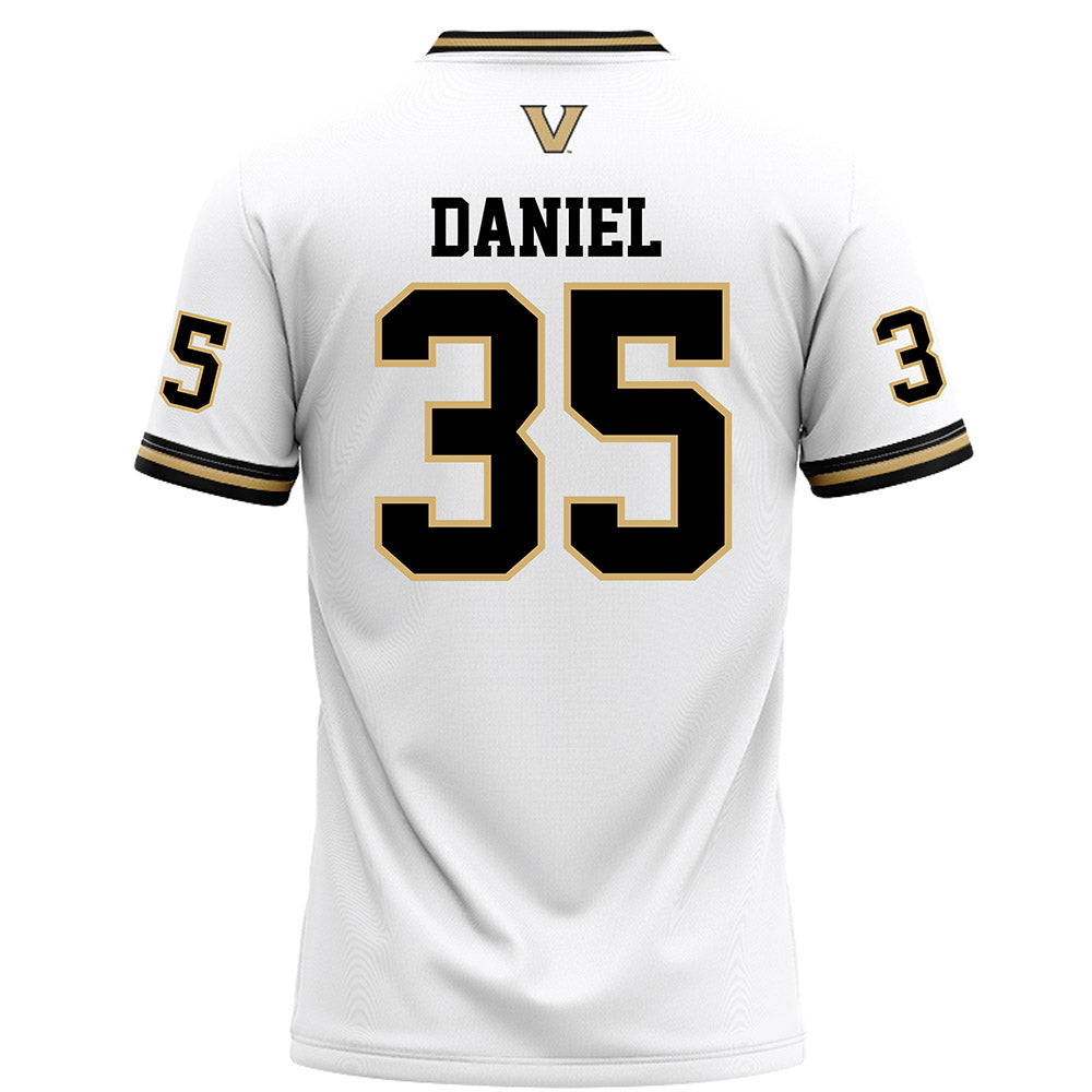 Vanderbilt - NCAA Football : Payne Daniel - White Football Jersey-1