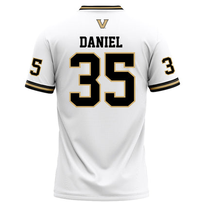 Vanderbilt - NCAA Football : Payne Daniel - White Football Jersey-1