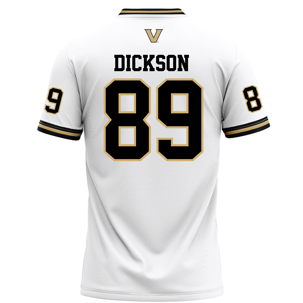 Vanderbilt - NCAA Football : Cameran Dickson - White Football Jersey-1