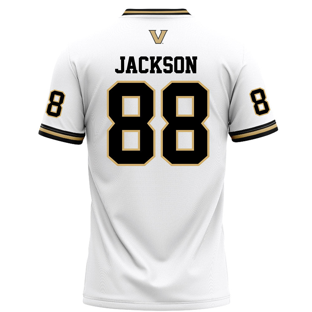 Vanderbilt - NCAA Football : Wils Jackson - White Football Jersey-1