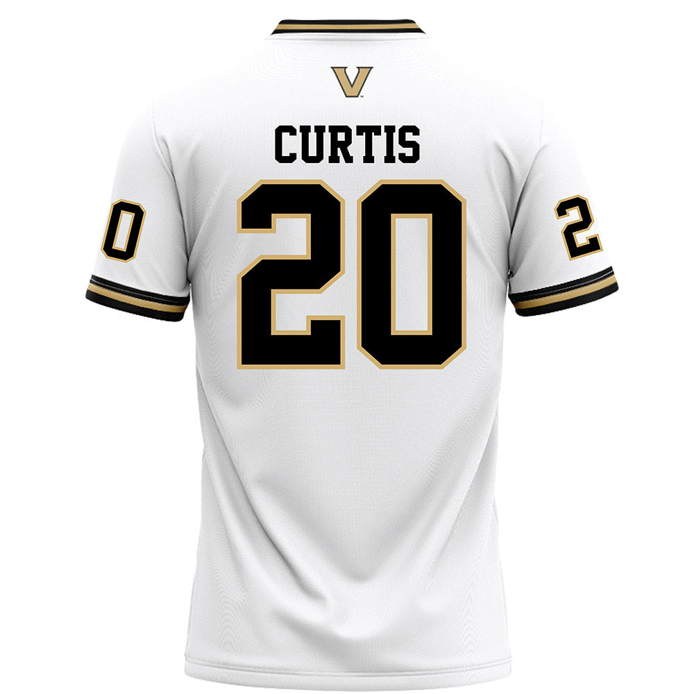 Vanderbilt - NCAA Football : Jamison Curtis - White Football Jersey-1