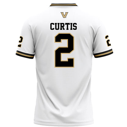 Vanderbilt - NCAA Football : Jared Curtis - White Football Jersey-1