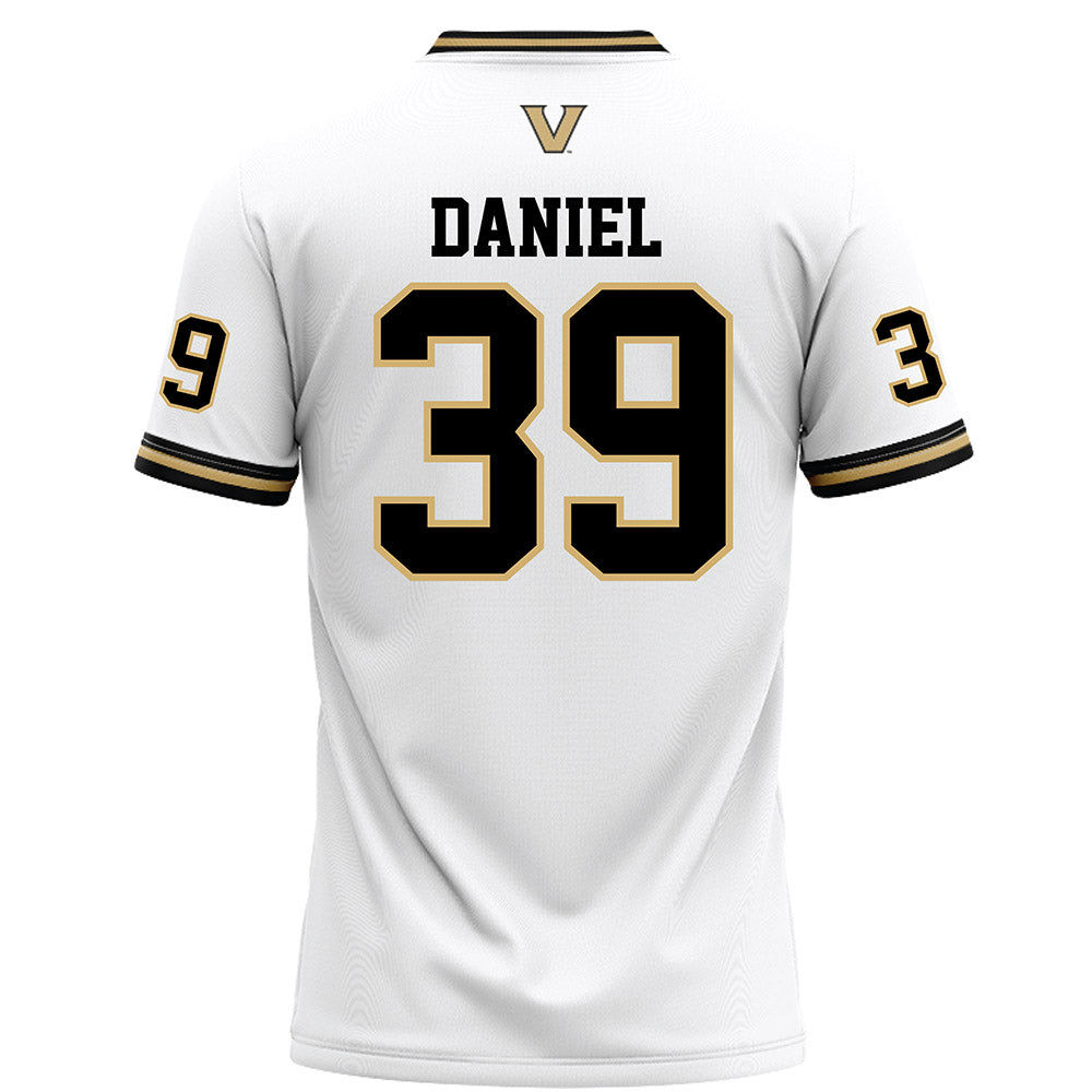 Vanderbilt - NCAA Football : Joseph Daniel - White Football Jersey-1