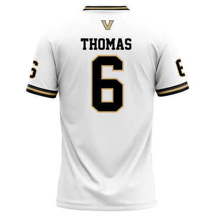 Vanderbilt - NCAA Football : Jacory Thomas - White Football Jersey-1