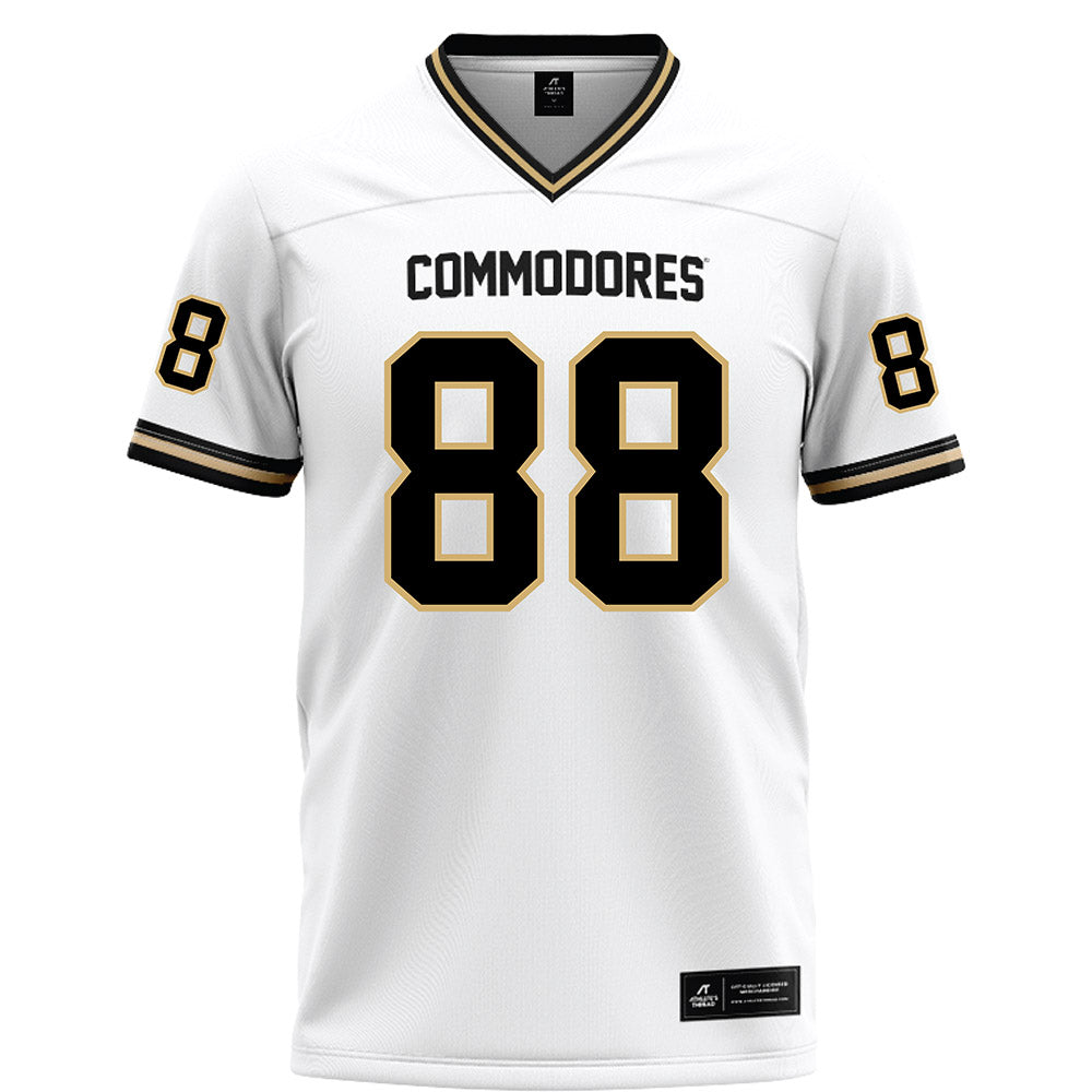 Vanderbilt - NCAA Football : Wils Jackson - White Football Jersey-0