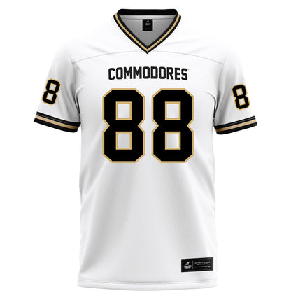 Vanderbilt - NCAA Football : Wils Jackson - White Football Jersey-0