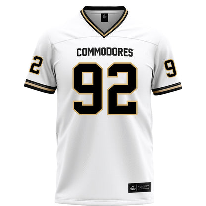 Vanderbilt - NCAA Football : Jaylon Stone - White Football Jersey-0