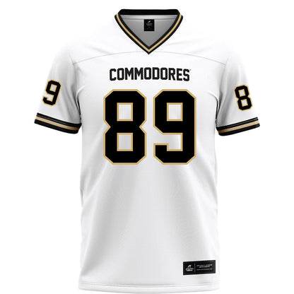 Vanderbilt - NCAA Football : Cameran Dickson - White Football Jersey-0