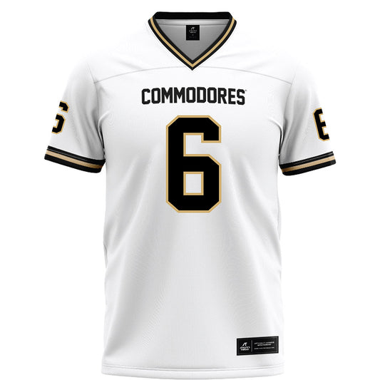 Vanderbilt - NCAA Football : Jacory Thomas - White Football Jersey-0