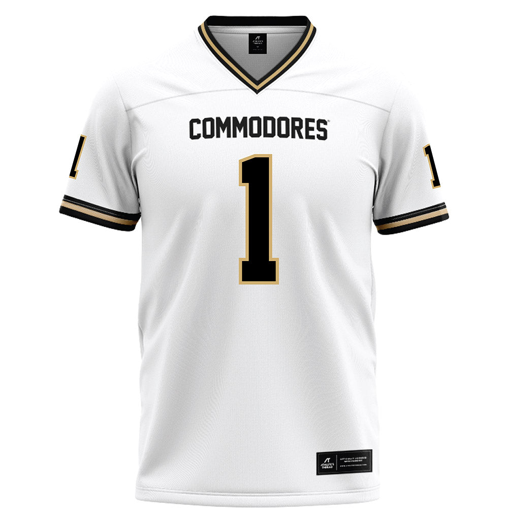 Vanderbilt - NCAA Football : Blaze Berlowitz - White Football Jersey-0