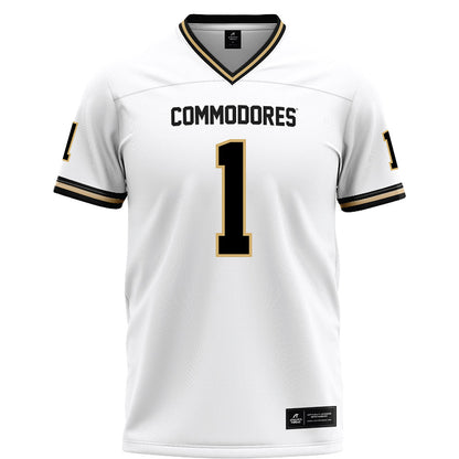 Vanderbilt - NCAA Football : Blaze Berlowitz - White Football Jersey-0