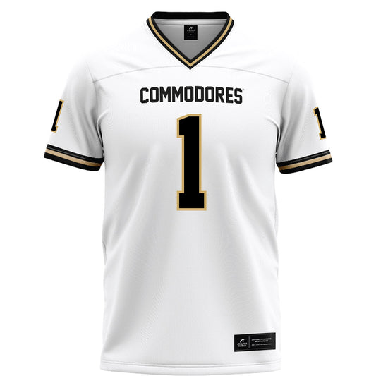 Vanderbilt - NCAA Football : Blaze Berlowitz - White Football Jersey-0