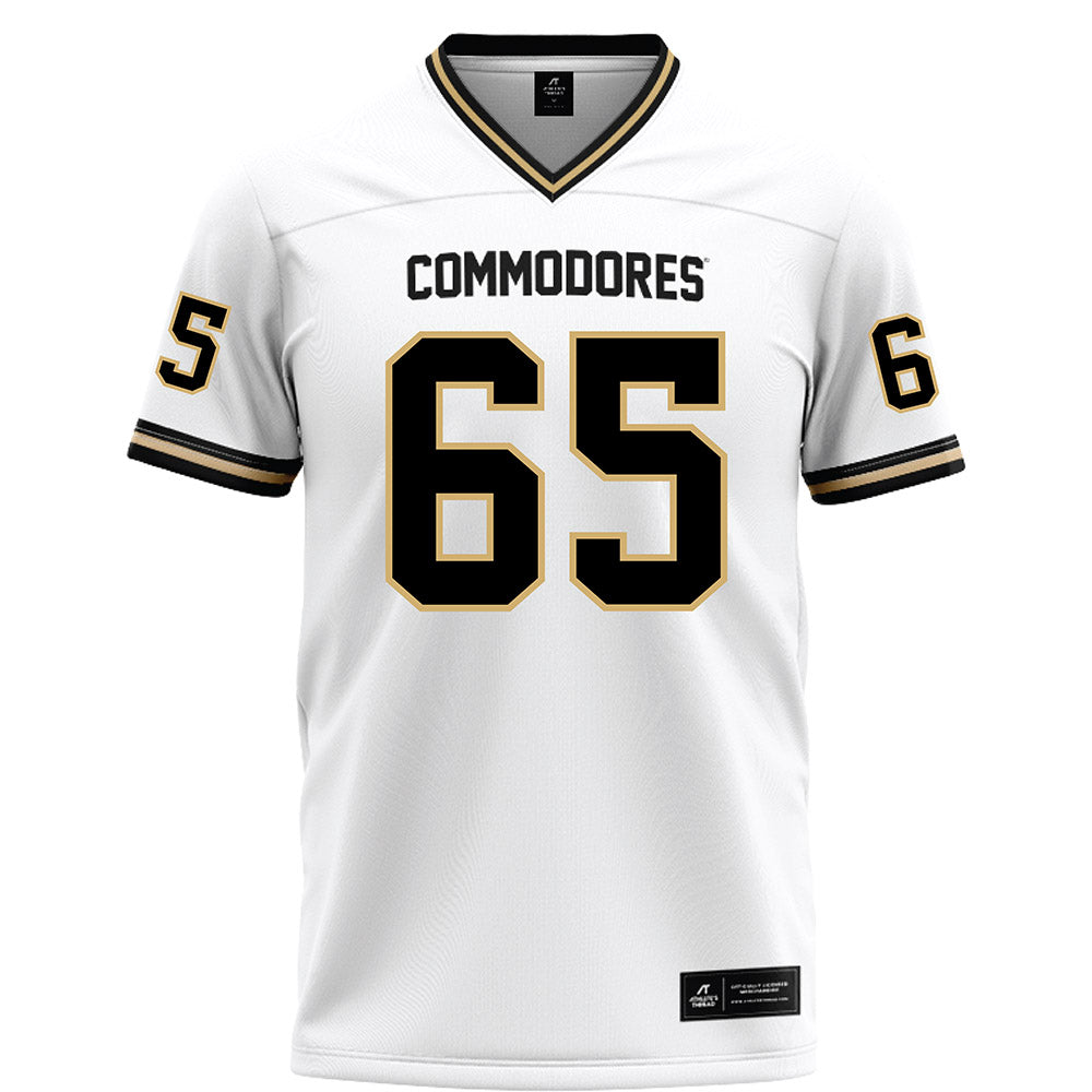Vanderbilt - NCAA Football : Micah DeBose - White Football Jersey-0