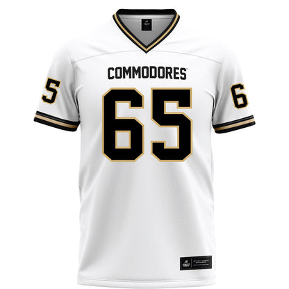 Vanderbilt - NCAA Football : Micah DeBose - White Football Jersey-0