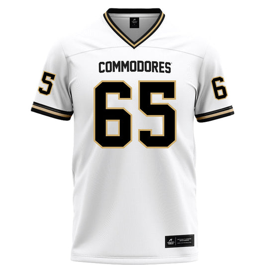 Vanderbilt - NCAA Football : Micah DeBose - White Football Jersey-0