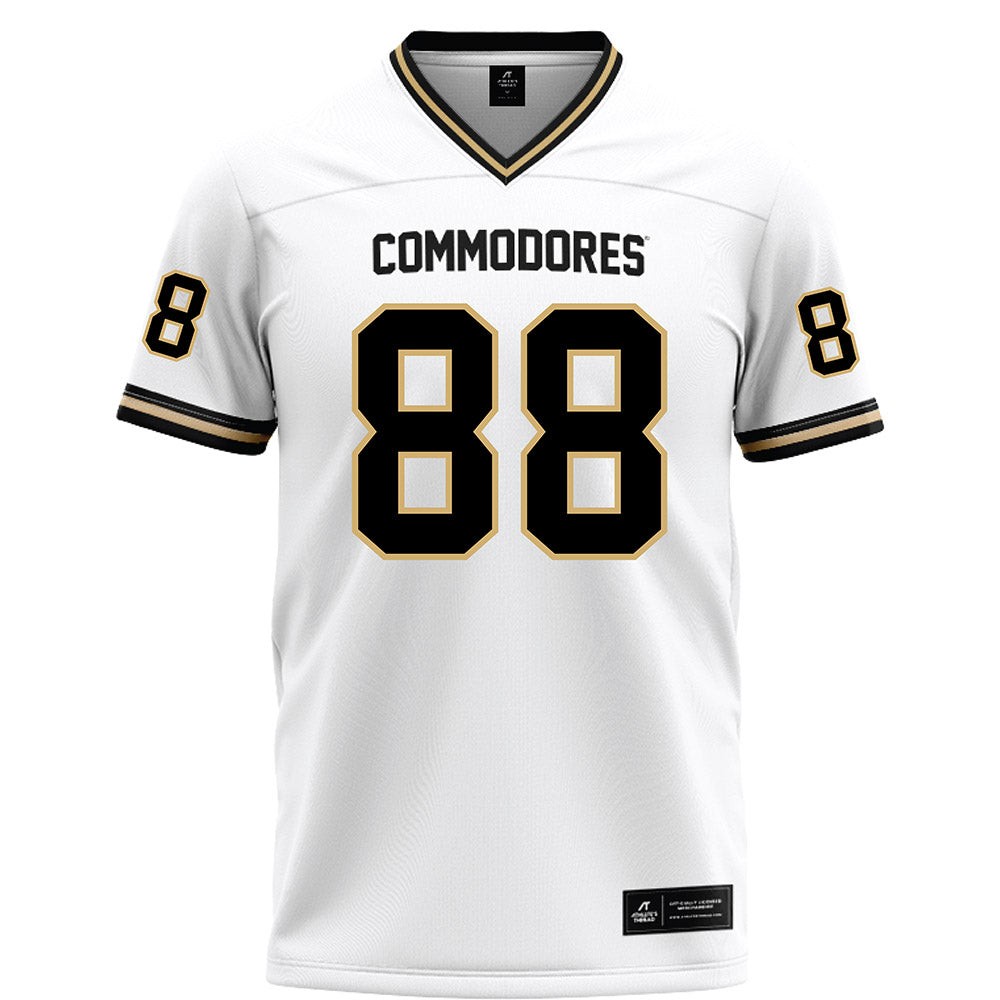 Vanderbilt - NCAA Football : Wils Jackson - White Football Jersey-0