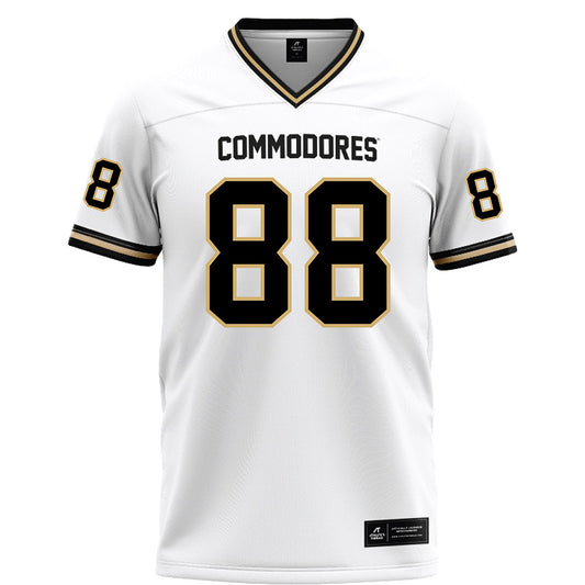 Vanderbilt - NCAA Football : Wils Jackson - White Football Jersey-0