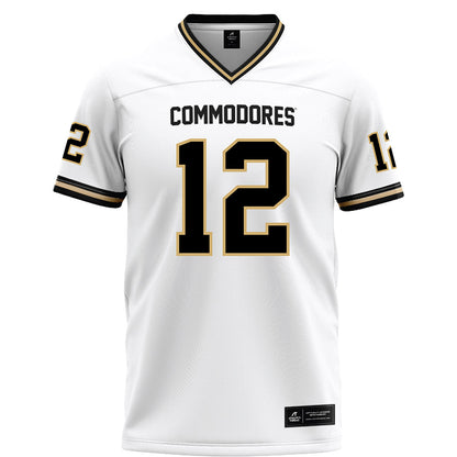 Vanderbilt - NCAA Football : Walter Taylor - White Football Jersey-0