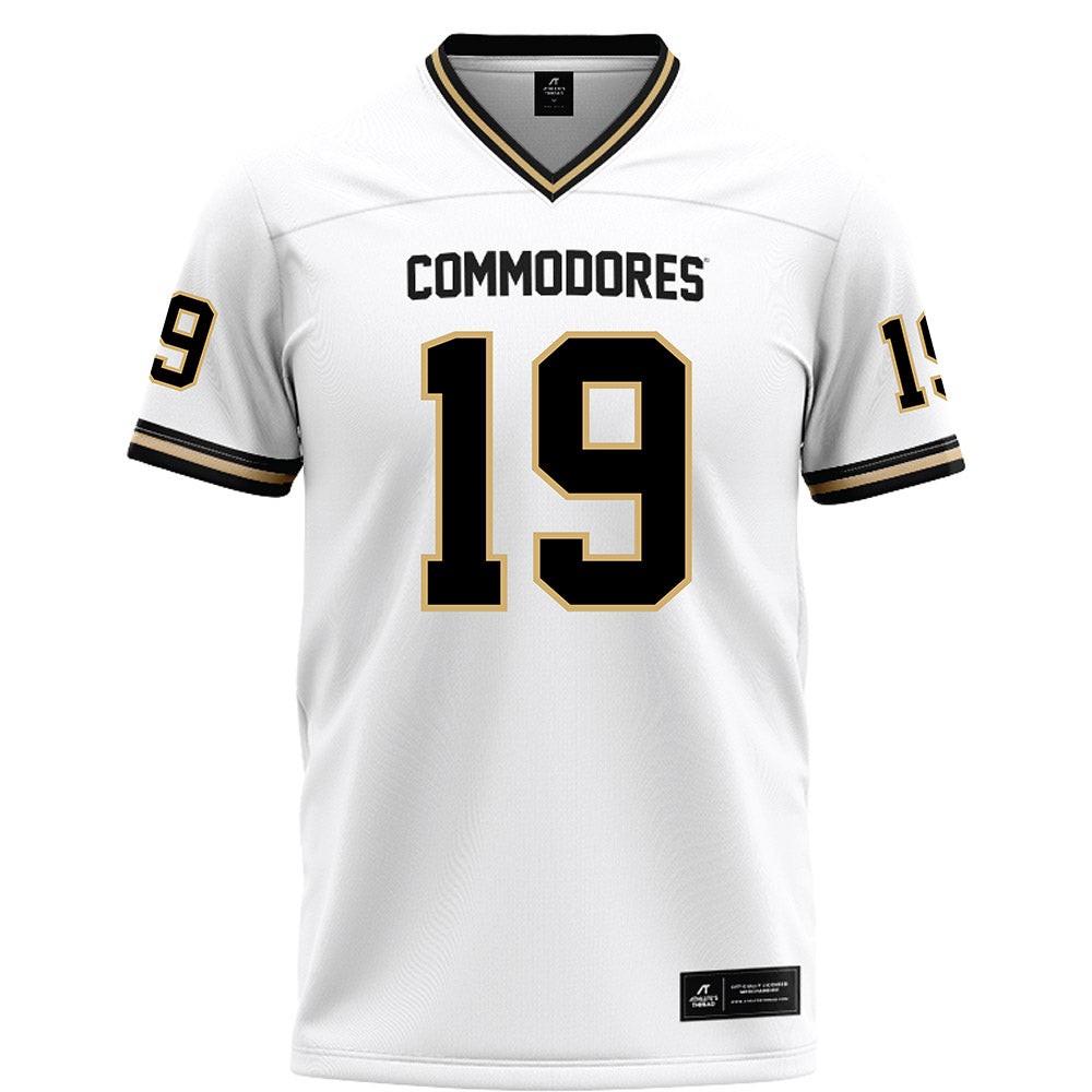 Vanderbilt - NCAA Football : Maurice Veney - White Football Jersey-0