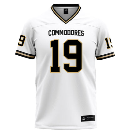 Vanderbilt - NCAA Football : Maurice Veney - White Football Jersey-0