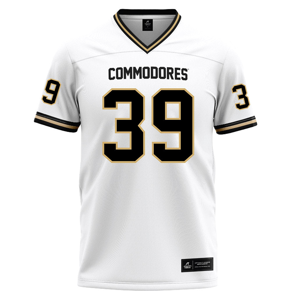 Vanderbilt - NCAA Football : Joseph Daniel - White Football Jersey-0
