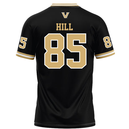 Vanderbilt - NCAA Football : Lebron Hill - Black Football Jersey-1