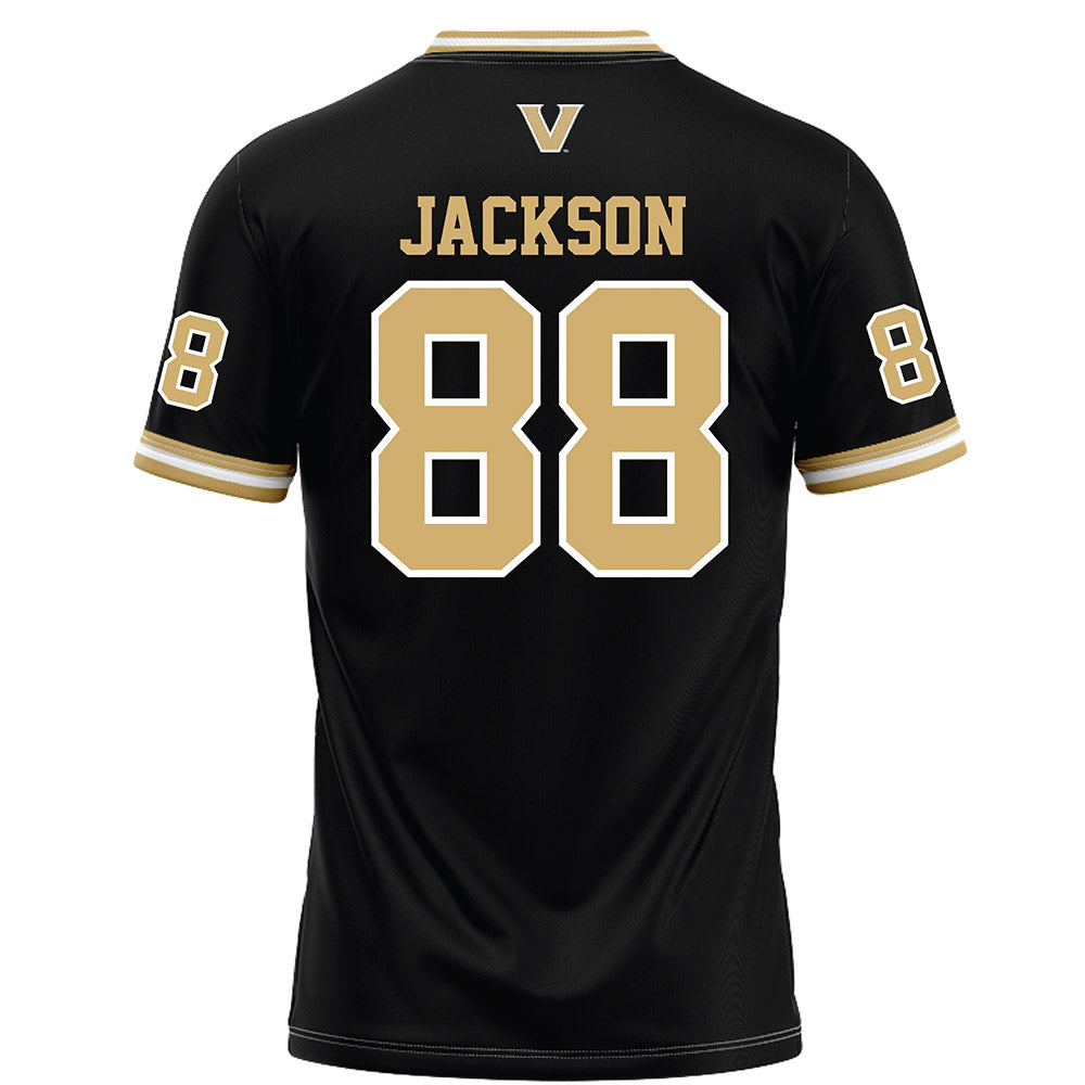Vanderbilt - NCAA Football : Wils Jackson - Black Football Jersey-1