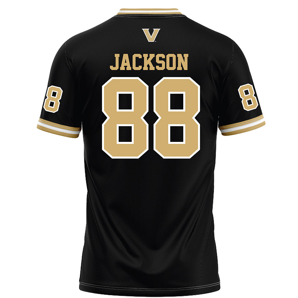 Vanderbilt - NCAA Football : Wils Jackson - Black Football Jersey-1