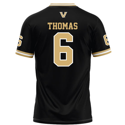 Vanderbilt - NCAA Football : Jacory Thomas - Black Football Jersey-1