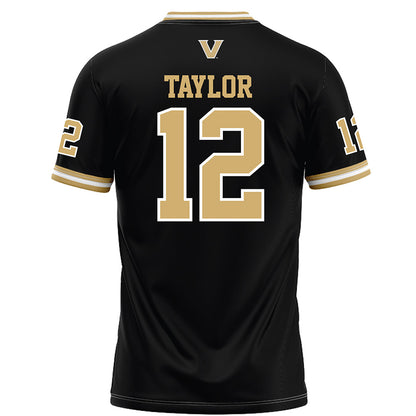 Vanderbilt - NCAA Football : Walter Taylor - Black Football Jersey-1