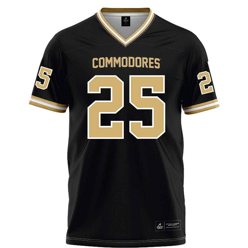 Vanderbilt - NCAA Football : Mason Lewis - Black Football Jersey-0